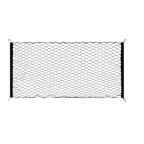 Filet de rangement pour coffre de voiture extensible avec mailles anti-deplacement