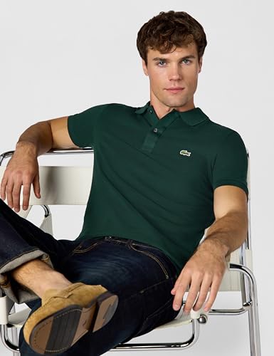 Image of Lacoste Men's Classic Pique Slim Fit Short Sleeve Polo Shirt