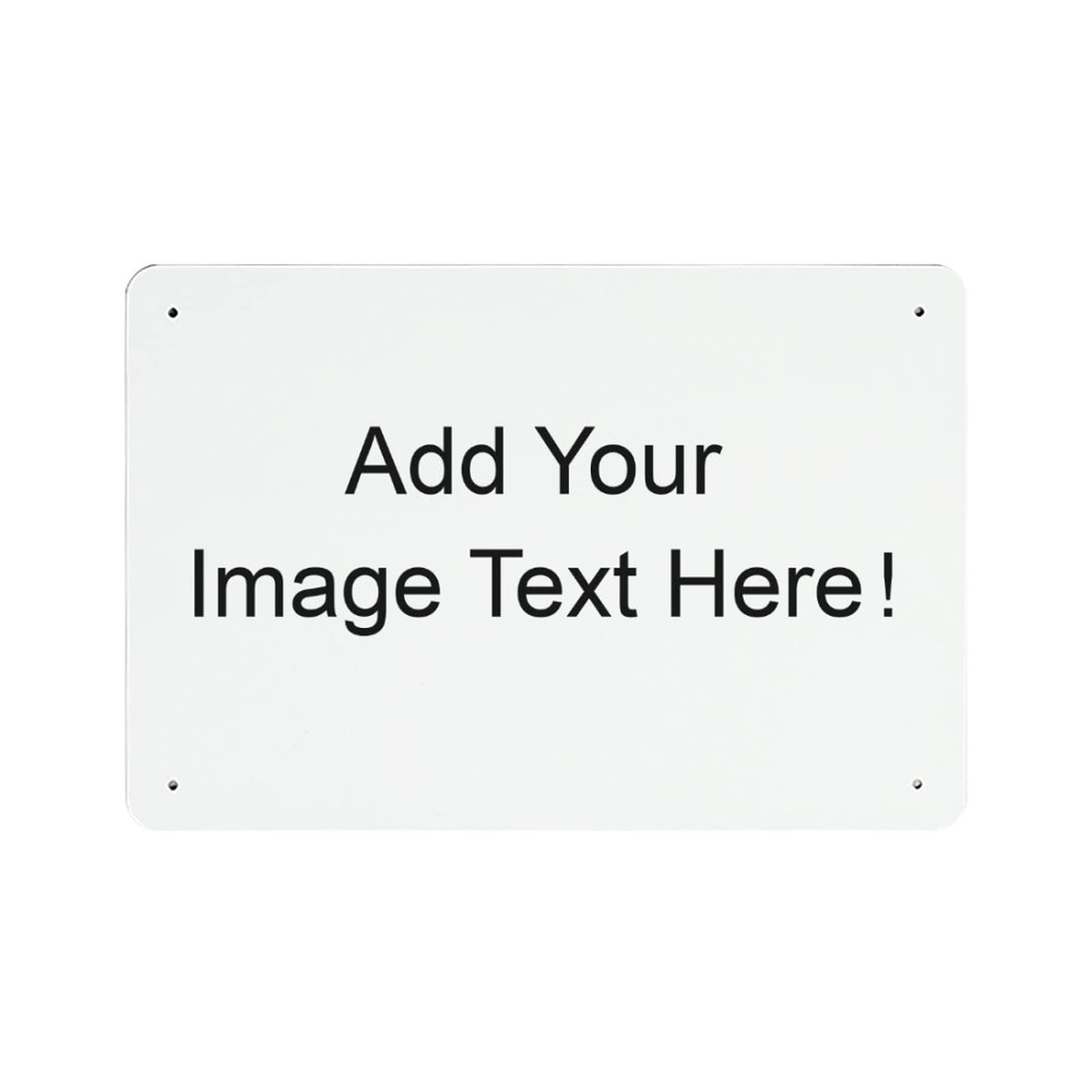 Custom Tin Sign, Metal Sign With Your Personalised Image/Text Art Wall Decor for Family Man Cave Outdoor Indoor