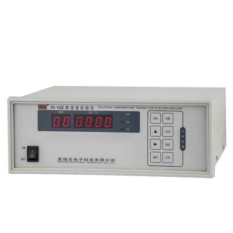 RK-8 RK-16 Multi-Channel Temperature Monitor -50~300℃ Temperature Tester Measuring Instrument with RS232 (RK-16 16-Channel)