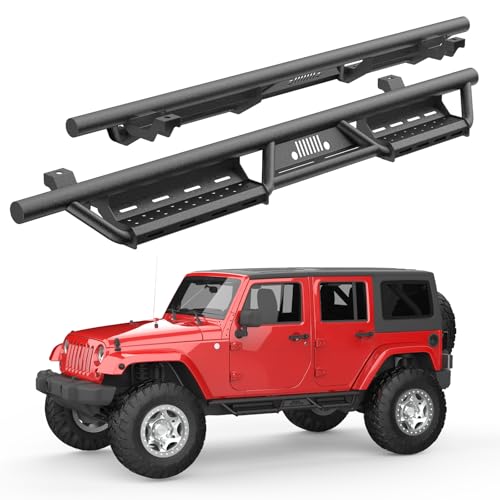 Estribos para Jeep Wrangler JK 2007-2018 2 pasos 6 pulg