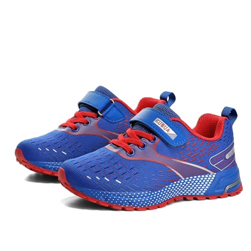 Image of KUBUA Kids Running Shoes for Boys Sneakers Girls Gym Tennis Shoes Toddler Sport Athletic Blue A 11 Little Kid