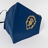 Alliance Face Mask | Around-The-Head Style | 3 Layer Mask | Washable Mask | Natural Face Mask | Face Mask with Pocket Filter (Large)