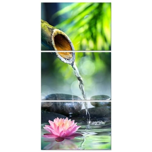 Peinture diamant adulte point de croix stitch art géant 60x90cm motif jardinière de fleurs