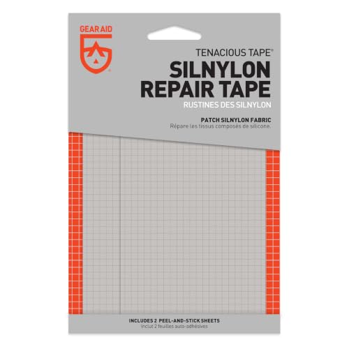 GEAR AID Tenacious Tape Silnylon Patches for Silicone Tent...