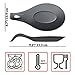 Silicone Spoon Rest for Stove Top, 1 Piece - HEAT RESISTANT, EASY TO CLEAN Kitchen Spoon Rest for Kitchen Counter, Holds XL Utensils, Safe on GLASS & INDUCTION Cooktops, DOESN’T BREAK if Dropped