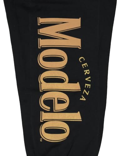 Seven Times Six Modelo Men's Mexican Beer Adult Lounge Sleep Jogger Sweatpants with Drawstring Elastic Waistband and Pockets2