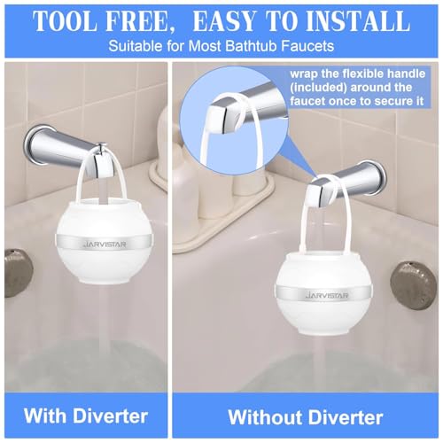 Filtre de bain pour robinet à suspendre réutilisable 8500L