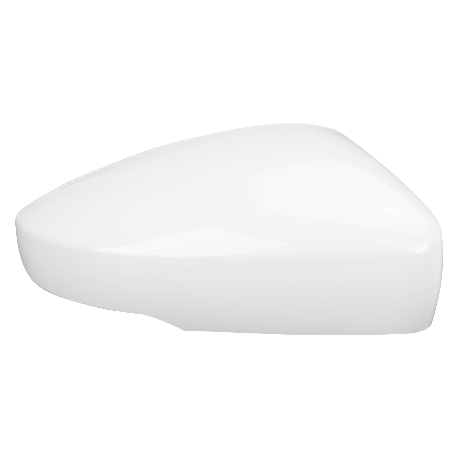 Coperture per specchietti retrovisori, 1 coppia di coperture per specchietti esterni anteriori e posteriori per 2009-2017 VW Polo MK5 (Bianco)