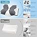 CloudBliss Cervical Neck Pillow for Sleeping, Ergonomic Memory Foam Pillow for Pain Relief Neck Shoulder Support for Side Back Stomach Sleepers, Birthday Gift (Grey, Queen Size)