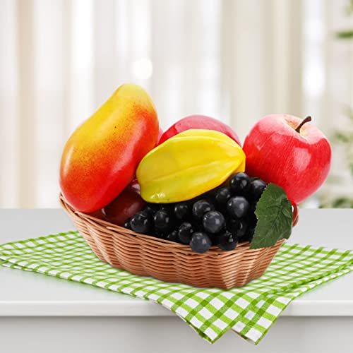 Zeayea 28 Pcs Artificial Fruit, Decorative Lifelike Realistic Fake Fruit Decor For Christmas Home Christmas Party Decoration, Multiple Fruits #TOP4