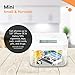 Kitchen Safe Time Locking Container, Cell Phone Jail, Medication Lock Box, Break Bad Habits, Quit Smoking, Stop Snacking, Gaming Addiction, Family Time (Mini, White Lid + 2.0” Clear Base)