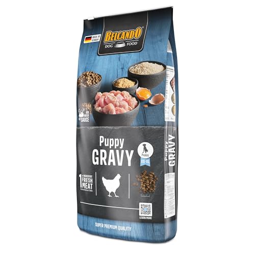 BELCANDO Puppy Gravy [12,5 kg] Welpenfutter | Trockenfutter für Welpen | Alleinfuttermittel für Welpen bis 4 Monate