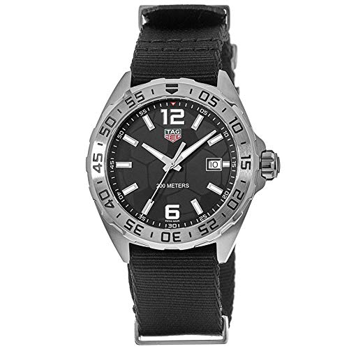 TAG Heuer Reloj de Hombre Cuarzo Suizo Correa de Nylon WAZ1015.FC8198 TAG Heuer Reloj de Hombre Cuarzo Suizo Correa de Nylon WAZ1015.FC8198