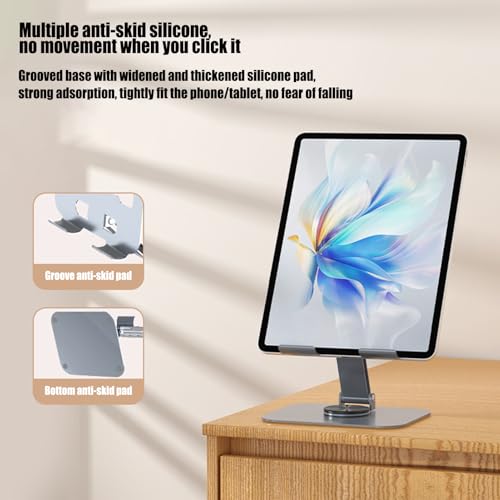 Support ordinateur portable ergonomique support de bureau réglable pivotant - 2