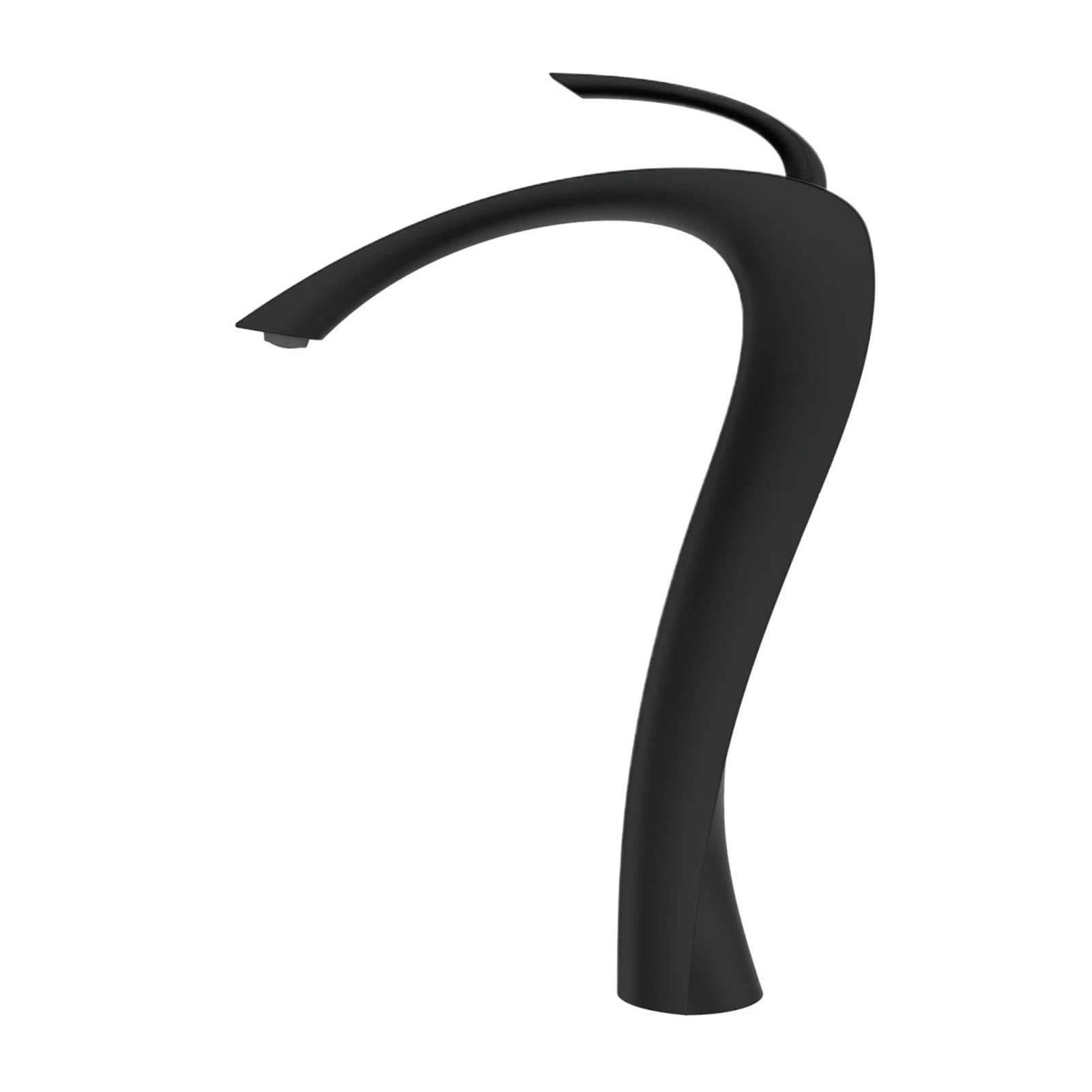 Laighjenbcf Matte Black Faucet，Chrome Luxury Brass Bathroom Vanity Faucet Modern Deck