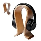 Support Casque Bois, Support Casque Audio U-Forme, Antidérapant, Durable pour Maison, Bureau, Étude