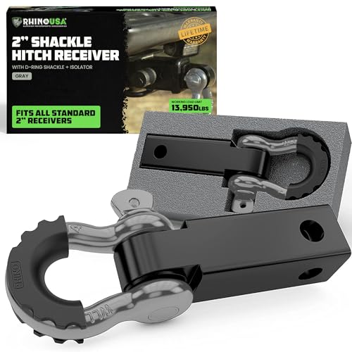 Rhino USA Shackle Hitch Receiver for Towing