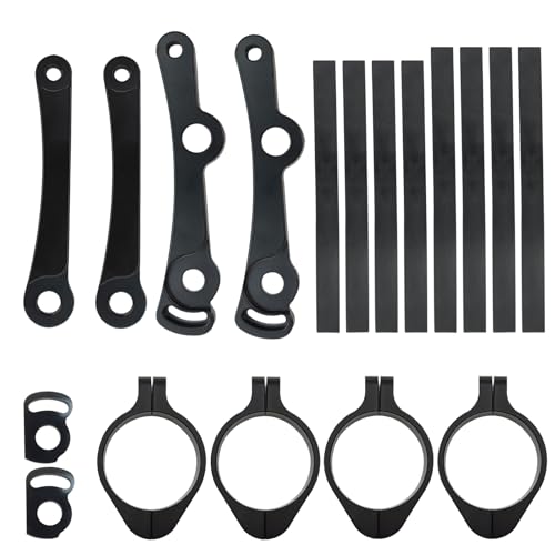 51mm-54mm Motorcycle Headlight Mount Bracket CNC Aluminum Fork Clamp, Headlight Holder for Harley Dyna Softail Sportster Cruiser Cafe Racer, Black by Generic - Used condition - Image 3