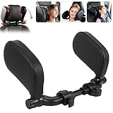 ✔【Bequemer reisen】Auto Kopfstütze bietet KOMFORTABLE UND BEQUEME während der Autofahrt schlafen an. Auto Nackenkissen Support auf beiden Seiten,Sie können sich einfach und bequem an der Kopfstütze anlehnen, um entspannt und erholt nach einer langen Fahrt anzukommen.