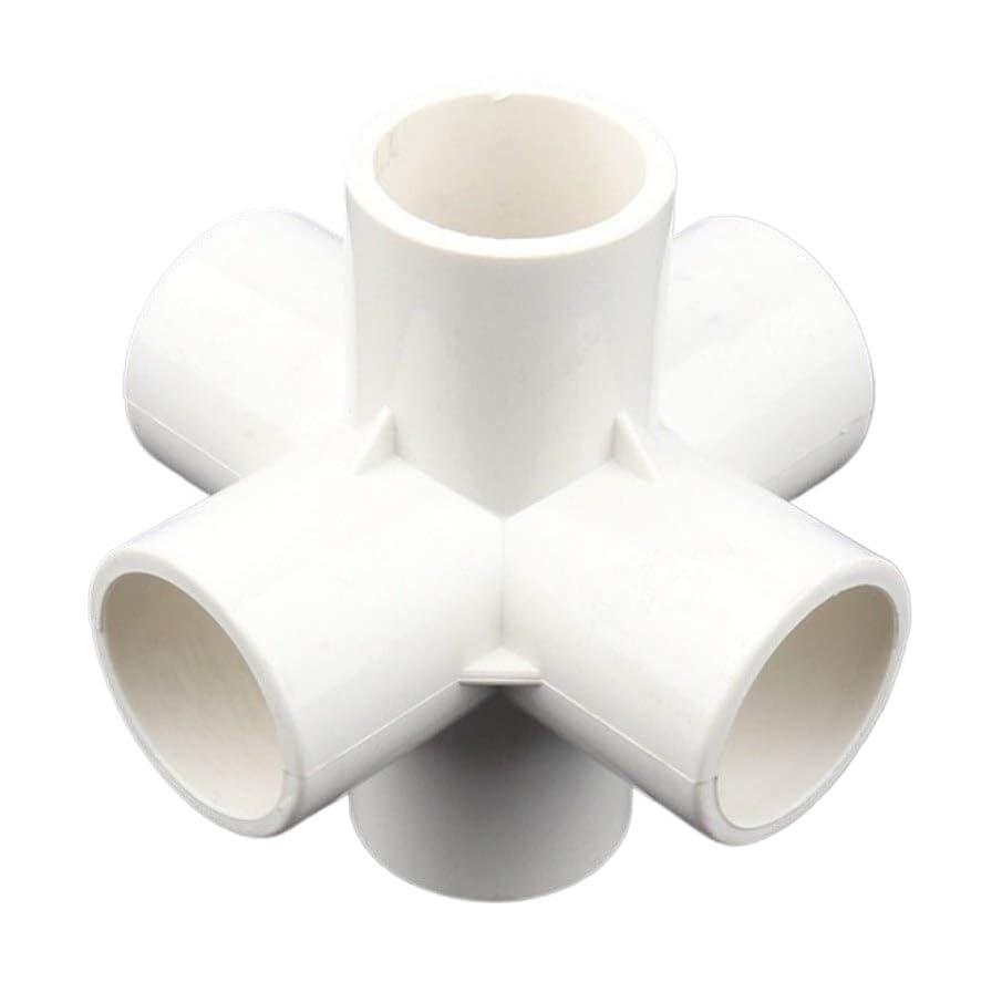 Raccordi per Tubi di irrigazione, Connettore for Tubo 20mm 6 Vie 12/24/48 Pezzi PVC irrigazione a Goccia Acquario da Giardino