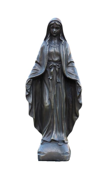 Generisch Bronze-Skulptur Jungfrau Maria | Madonna | Heilige Muttergottes | 11x7x27cm | Frauenfigur aus Bronze | handgefertigt - Image 1