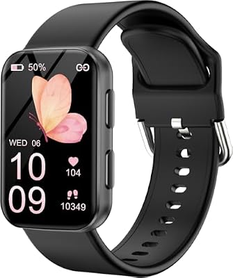 MorePro Health Fitness Tracker for Women Men, 24/7 Heart Rate Blood Pressure & Oxygen Monitoring, Sleep Tracker, 100+ Sport Modes Smart Watch, IP68 Waterproof, 2 Bands, Compatible Android iOS