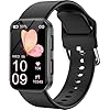 MorePro Health Fitness Tracker with Blood oxy-gen Monitor and 24/7 Heart Rate and Blood Pressure, Sleep Monitor, 120+ Sport Modes Waterproof Fitness Watch for Women Men Android iOS, Black