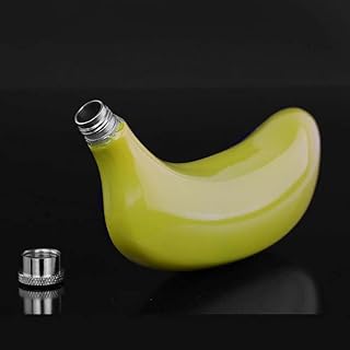 XYAN Nowy przenośny 5 Uncja Banana Ze Stali Nierdzewnej Ze Stali Nierdzewnej Hip Flask Garnek Spersonalizowany Kreatywny Przenośny Bananowy Kształt Żółty Hip Kolba