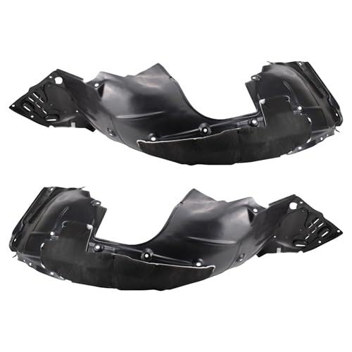 Image of TRQ Front Inner Fender Liner Set Compatible with 2020-2021 Honda Civic HO1248194 HO1249194
