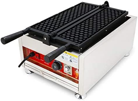 Leiruo Commercial Waffle Maker Rotating Waffle Iron With Non Stick Cooking Plates 3200W Electric Fast Operation Waffle Machine With Temperature Control Time Setting (220V) #TOP23