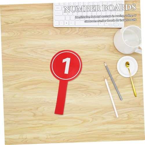 10 Paddles de Marcación Manual TEHAUX 12x24cm Rojo miniatura 5