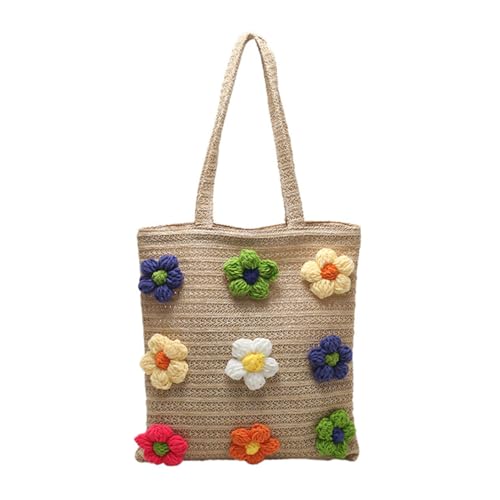 Sac bandoulière femme tissé paille sac main portés épaule créatif mode