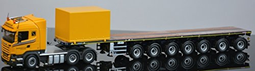 Scania R-Streamline BOEKESTIJN avec plateau 7 essieux et ballast IMC 1/50