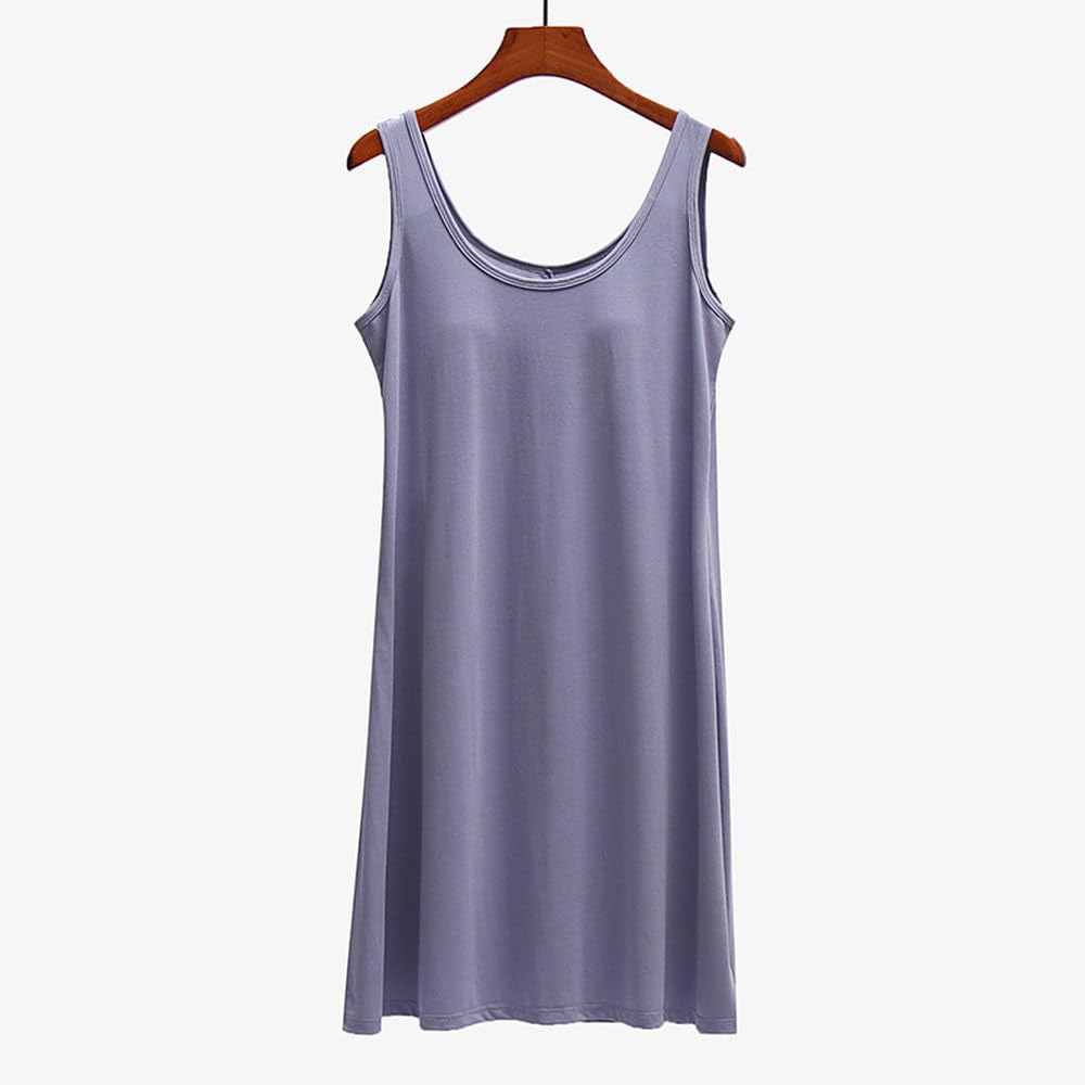 Camisón para Mujer - Verano De Gran Tamaño Sin Mangas con Tirantes Ropa De Casa Camisón Casual Camisones De Algodón Vestido De Dormir De Verano Vestidos De Noche