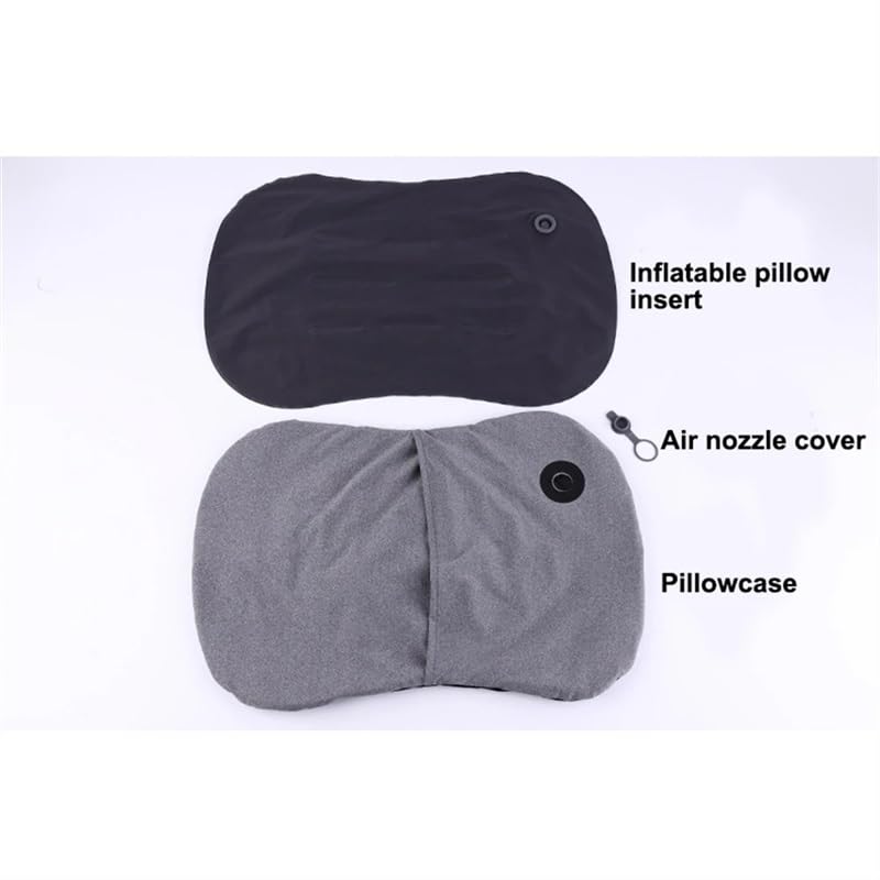 Oreiller de camping gonflable ultraléger for adulte, oreiller gonflable de, oreiller gonflable compact for dormir, coussin d'oreiller de de camping gonflable doux, coussin d'oreiller compressible ultr