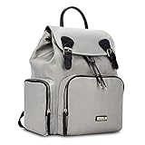 Diaper Bag Backpack, Hafmall Multifunction Stylish Baby Bag with Stroller Hooks for Boys Girls,...