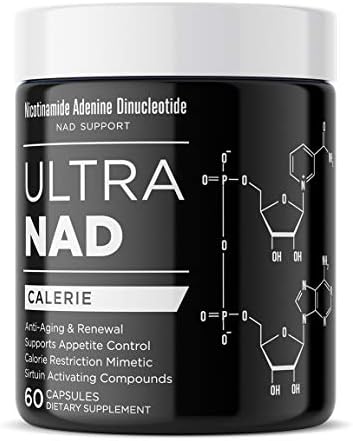 UltraNAD® Calerie NAD Supplement with NMN, Resveratrol, Pterostilbene, and Fisetin Suppress Appetite, Cellular Support and Calorie Restriction Mimetic with 3 Sirtuin Activating Compounds 60 Capsules