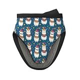 Manoplas de horno resistentes al calor, con bonito forro de estampado de alpacas navideñas de silicona, guantes de cocina suaves, resistentes al calor, 260.0 °C para cocinar microondas y hornear con