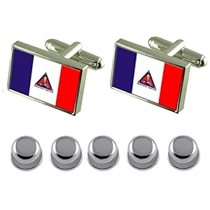 Select Gifts Hemdjurk Studs Timoteo City Minas Gerais State Flag Manchetknopen