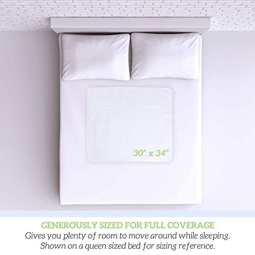 Green Lifestyle Washable Underpads 6 Pack - Large Bed Pads, 30" X 34", For Use As Incontinence Bed Pads, Reusable Pet Pads, Great For Dogs, Cats, Bunny, Seniors Bed Pad (Pack Of 6 - 30X34) #TOP3