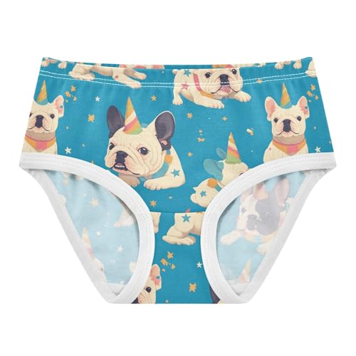 Wusikd Dog Paws Girls' Underwear Cotton Funny Girls Briefs Soft Toddler Underwear 2T