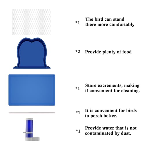 Image of Pet Iron Bird Cage for Small Birds, Large Size 20 Inch for Parrots, Rutin Chicken, Hamster, Parakeet, Cockatiel, Lovebird, Parrotlet
