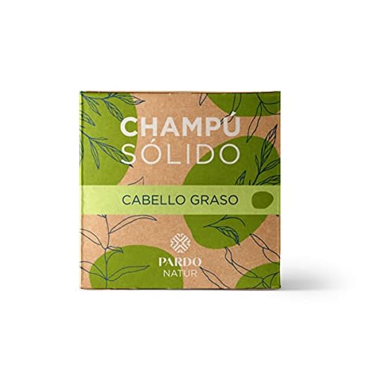 Champú Solido Cabello Graso. Pardo Natur |Limpieza profunda y duradera | Ingredientes naturales | 60 gr