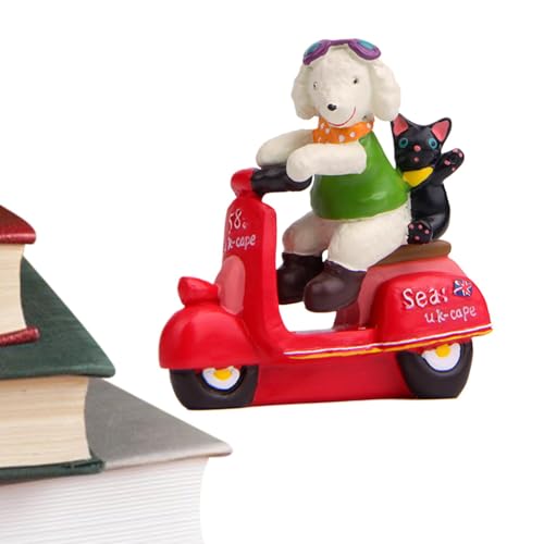 Figurines de dessin animé pour bureau, statue d'animal de jardin en résine naturelle – Statue de pot de fleurs succulentes en résine, accessoires de photographie pour chambre de garçons et filles