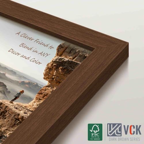Image of VCK 16x24 Frames 5 Pack, High-End Brown Wood, for Poster Artwork