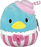 Squishmallows Official Kellytoy 12 Inch Sanrio Squad Hello Kitty & Friends Collectible Pillow Animals (Milkshake Penguin)