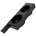 OxGord Dual Cup Holder Insert Best for 2001-2003 BMW 525i - Front Seat Center Console Liner