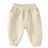 Toddler Children Kids Infant Baby Boys Girls Solid Pants Trousers Outfits Clothes Sweatpants Jogger...