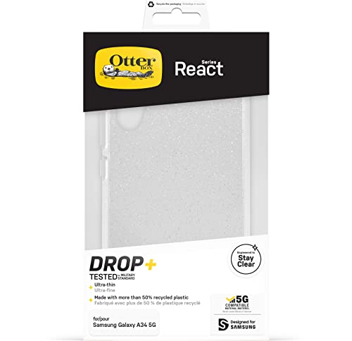 Coque Samsung A34 5G Otterbox React antichoc transparente - 5